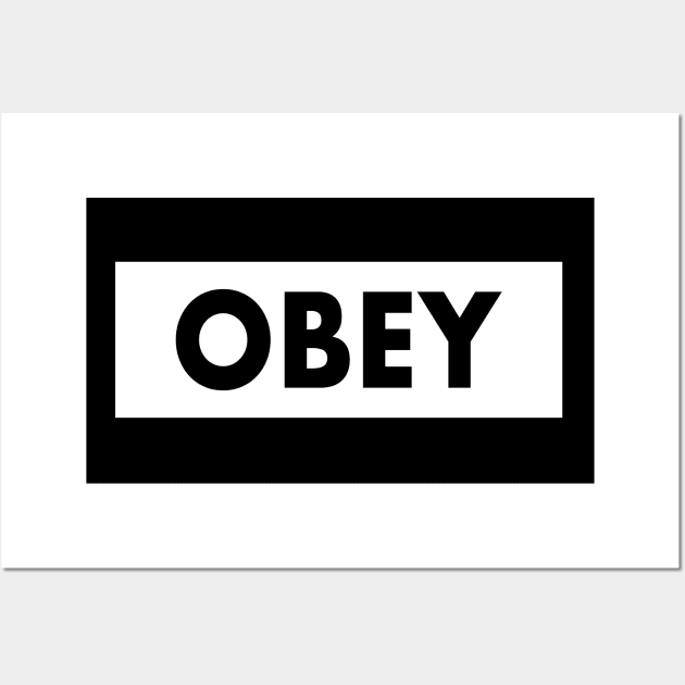 OBEY - They Live (1988) - John Carpenter Wall Art by Hounds_of_Tindalos